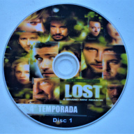 LOST 4° TEMPORADA DISC 1 CD DVD USADO