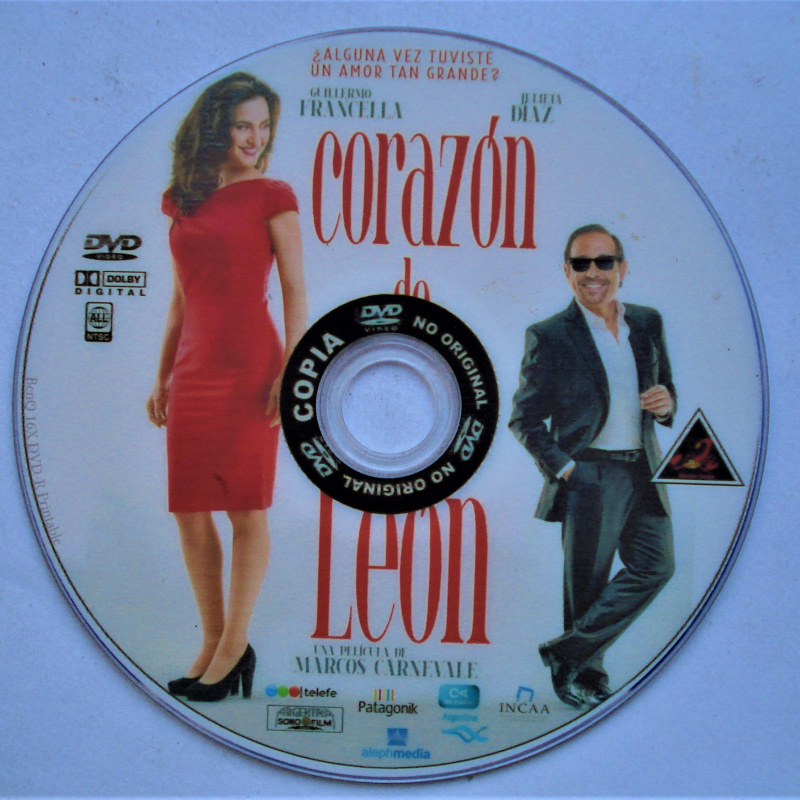 CORAZÓN DE LEÓN CD DVD COPIA USADO