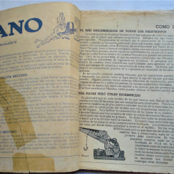 CATALOGO MECCANO N° 5 SPANISH EXPORT 50.5 LAMINA DE PINYON