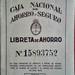 LIBRETA DE AHORRO CAJA NACIONAL DE AHORRO POSTAL MUY BUEN ESTADO