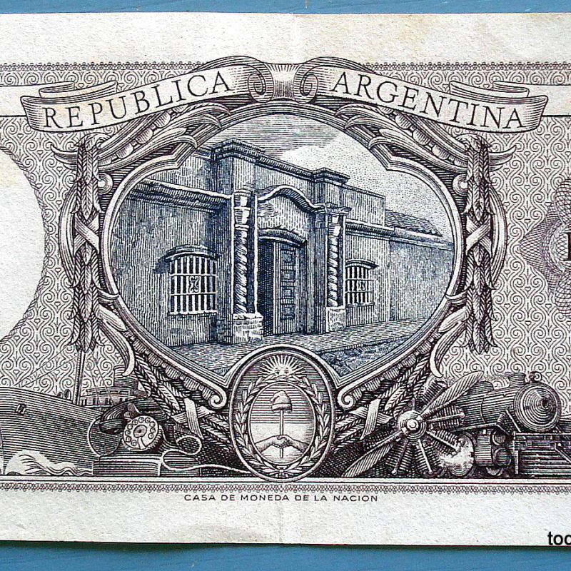 ARGENTINA BILLETE DE 1 PESO MONEDA NACIONAL 1947 C923