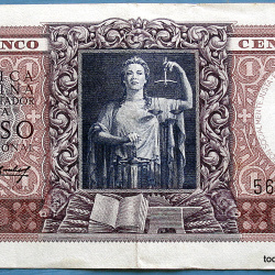 ARGENTINA BILLETE DE 1 PESO MONEDA NACIONAL 1947 C934