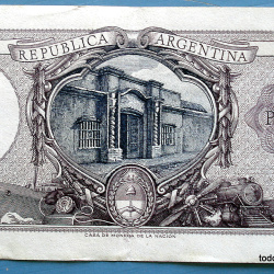 ARGENTINA BILLETE DE 1 PESO MONEDA NACIONAL 1947 C934