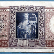 ARGENTINA BILLETE DE 1 PESO MONEDA NACIONAL 1947 A326