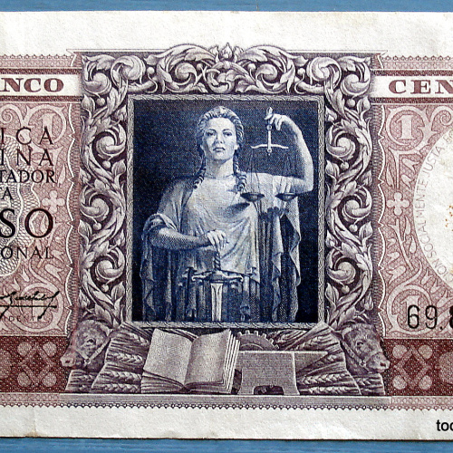 ARGENTINA BILLETE DE 1 PESO MONEDA NACIONAL 1947 A326