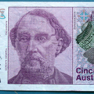 ARGENTINA BILLETE DE 10 AUSTRALES A495 1988