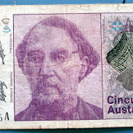 ARGENTINA BILLETE 50 AUSTRALES A046 DE 1988