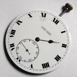 47 mm ULYSSE NARDIN Locle & Geneve Pocket Watch Movement Working
