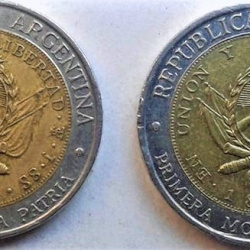 MONEDA DE UN PESO CON FALLA 1995 PROVINGIAS COLECCIONABLE ARTICULO