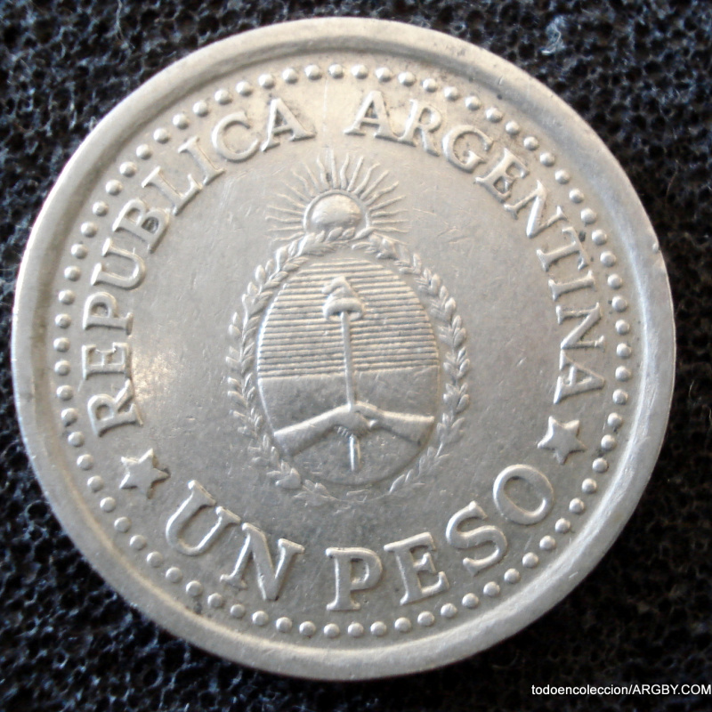 1810-1960 MONEDA DE 1 PESO CABILDO 25 DE MAYO REPÚBLICA ARGENTINA