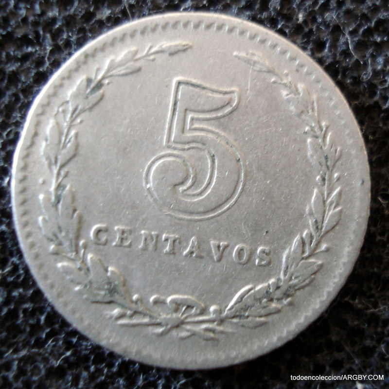 1935 MONEDA DE 5 CENTAVOS REPÚBLICA ARGENTINA