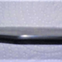 CUCHILLO IMPORTANTE EMPAVONADO BUEN LOMO Y EXELENTE ESTADO HOJA DE 21,5 CM ANCHO MAYOR 4 CM Y 2 MM DE LOMO EMPUÑADURA DE ASTA