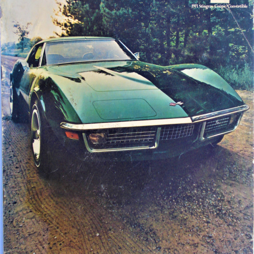 PUBLICIDAD DE GENERAL MOTOR DEL CORVETTE FOLLETO CON MODELOS E HISTORIAS , IDIOMA INGLES 6 PAGINAS CONTANDO TAPA Y CONTRATAPA A COLOR  COPY 1970