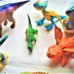 14 MUÑECOS DINOSAURIOS DISTINTOS TAMAÑOS LOTE