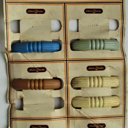 HEBILLAS ANTIGUAS PARA EL PELO BLISTER ORIGINAL MARCA HORIZONTE 7 UNIDADES