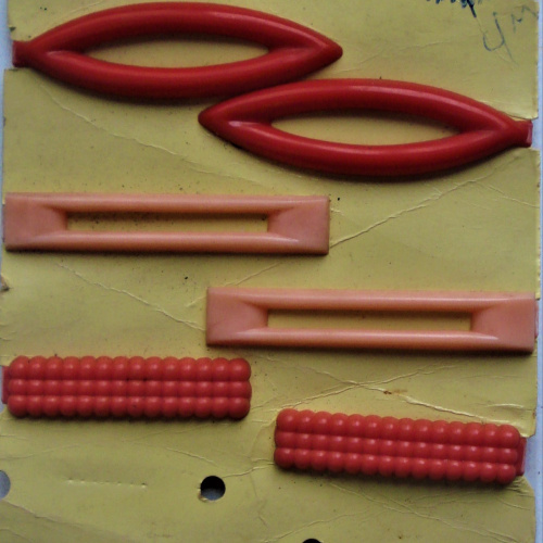 HEBILLAS ANTIGUAS PARA EL PELO BLISTER ORIGINAL PARA NENAS 6 UNIDADES