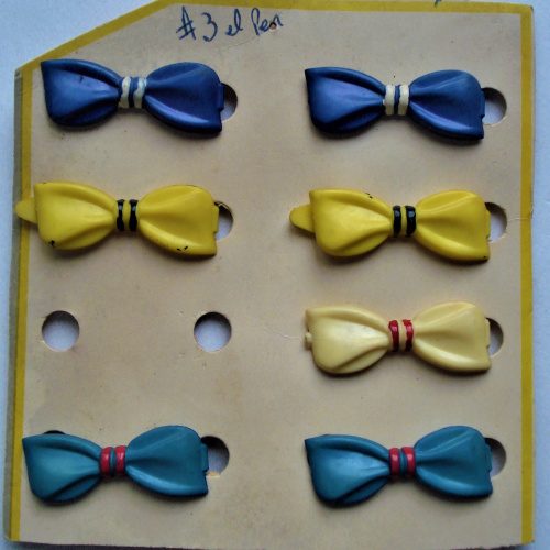 HEBILLAS ANTIGUAS PARA EL PELO BLISTER ORIGINAL PARA NENAS 7 UNIDADES