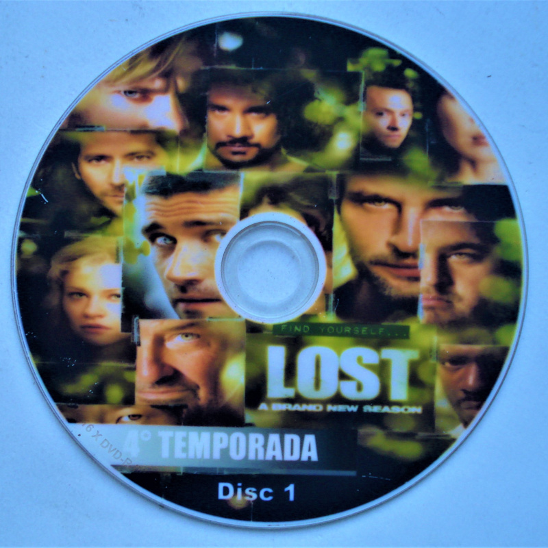 LOST 4° TEMPORADA DISC 1 CD DVD USADO