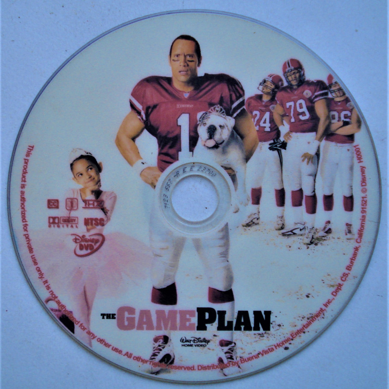 THE GAME PLAN CD DVD USADO
