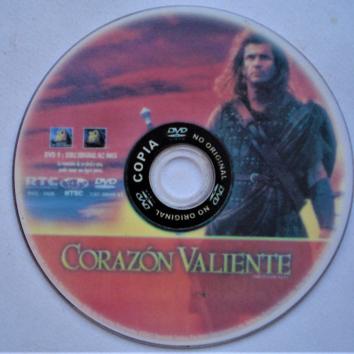 CORAZÓN VALIENTE CD DVD COPIA USADO