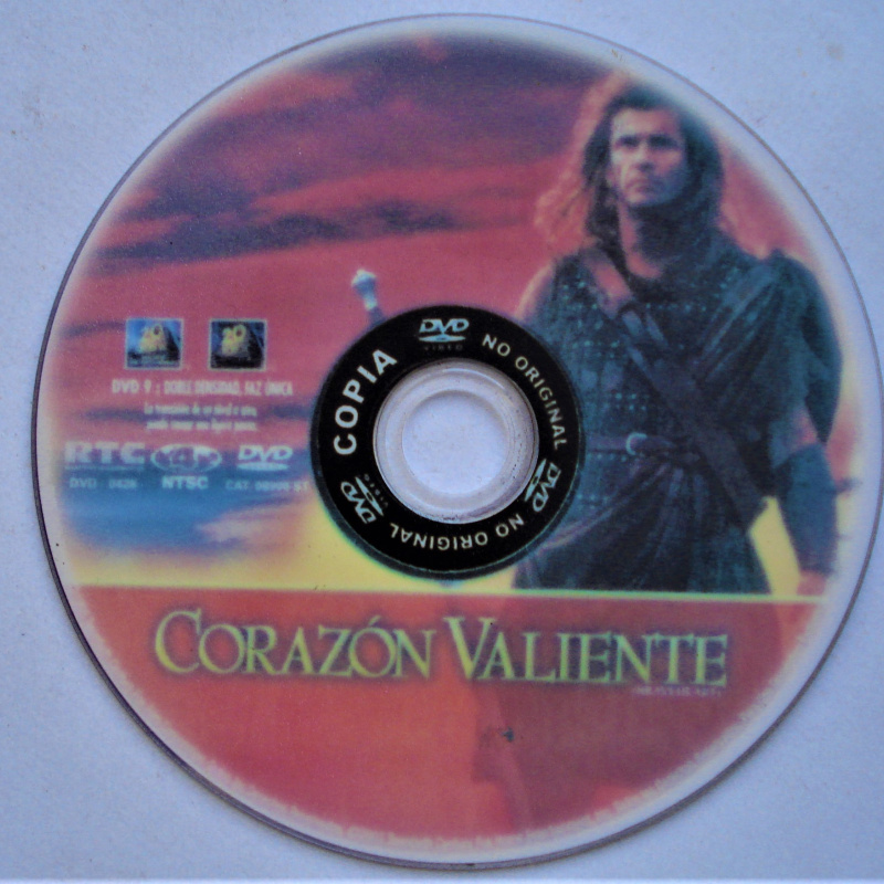 CORAZÓN VALIENTE CD DVD COPIA USADO