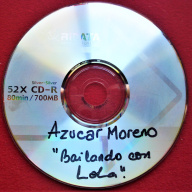 AZÚCAR MORENO BAILANDO CON LOLA CD MÚSICA COPIA USADO