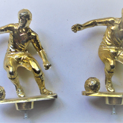 2 PLÁSTICOS ALEGORÍAS DE FUTBOLISTAS PARA CREATIVOS