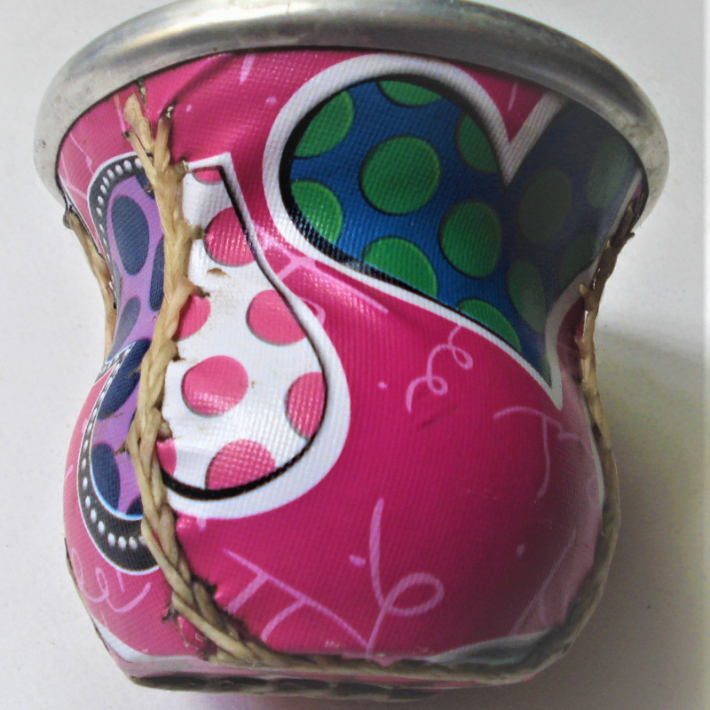 MATE DE VIDRIO FORRADO POP PARA LAS REUNIONES GAUCHESCAS O PARA PROPIA SATISFACCIÓN