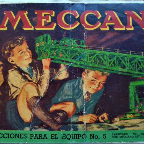 CATALOGO MECCANO N° 5 SPANISH EXPORT 50.5 LAMINA DE PINYON