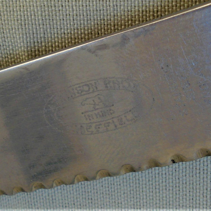 Cuchillo shefield ingles sellado hoja de 20 cm