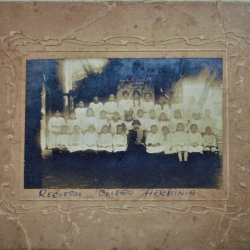 ESCUELA N° 6 DE 4° GRADO FOTOGRAFÍA ANTIGUA 28 X 22 CM