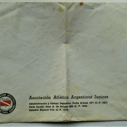 FÚTBOL SOBRE ASOCIACIÓN ATLÉTICA ARGENTINO JUNIORS