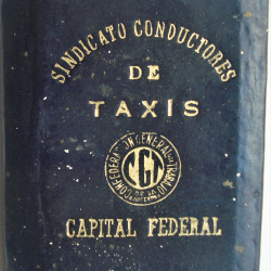 CARNET ANTIGUO SINDICATO CONDUCTORES DE TAXIS CGT CAPITAL FEDERAL