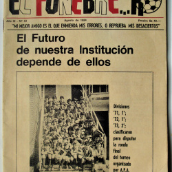 EL FUNEBRERO AÑO III N°53 AGOSTO 1984 REPORTAJES TABLAS POSICIONES FÚTBOL Y ATLETISMO