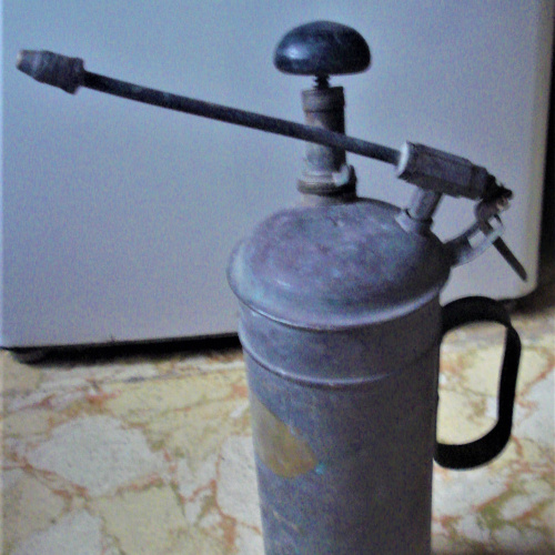 ANTIGUO FUMIGADOR DE BRONCE PARA DECORACIÓN 40 CM X 11 CM