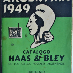 Catalogo Filatelia 1949 Haas & Bley Con Faltantes Según Foto