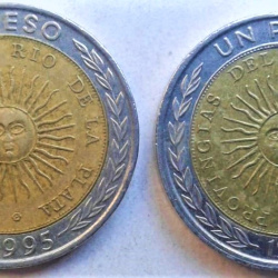 MONEDA DE UN PESO CON FALLA 1995 PROVINGIAS COLECCIONABLE ARTICULO