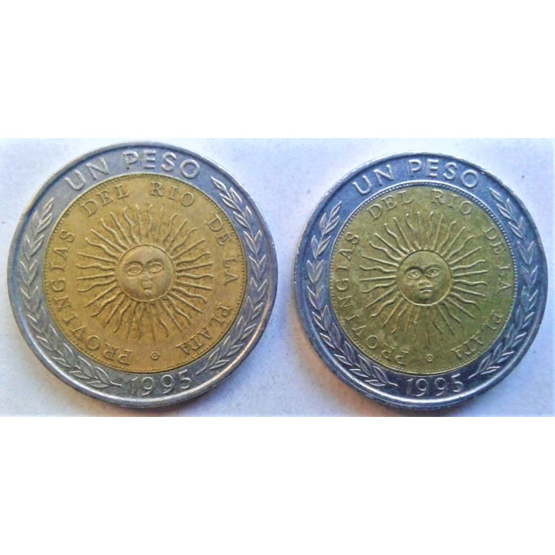 MONEDA DE UN PESO CON FALLA 1995 PROVINGIAS COLECCIONABLE ARTICULO