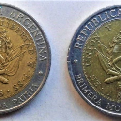 MONEDA DE UN PESO CON FALLA 1995 PROVINGIAS COLECCIONABLE ARTICULO