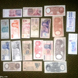 BILLETES ANTIGUOS de coleccion argentinos y extranjeros