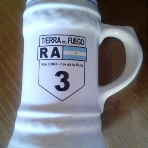 TIERRA DEL FUEGO RUTA 3 KM 3063 CHOP SOUVENIR COMO NUEVO