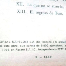 KAPELUSZ LA OTRA MUJERCITA 1976 PRIMERA TIRADA