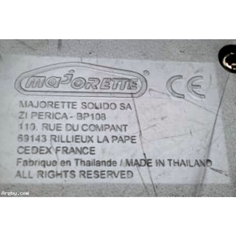 majorette solido sa zi perica frances de thailande 20 x 16 cm