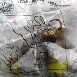 MUÑECO COLECCIONABLE LA ERA DEL HIELO MC DONALD`S con bolsa original