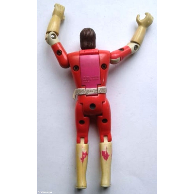 MUÑECO BANDAI ARTICULADO CON MOVIMIENTO CAMBIA A MASCARA  DOS CARAS CAMBIABLES 13 CM
