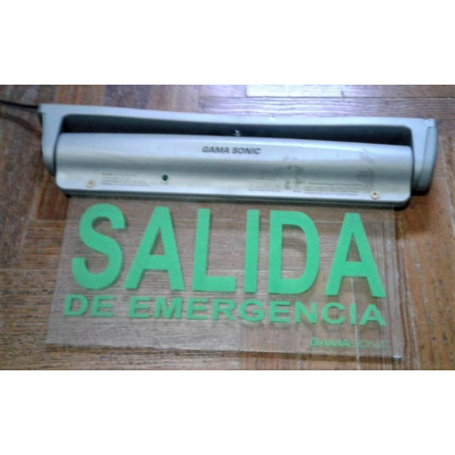 SALIDA CARTEL LUMINOSO GAMA SONIC FUNCIONANDO COMPLETO
