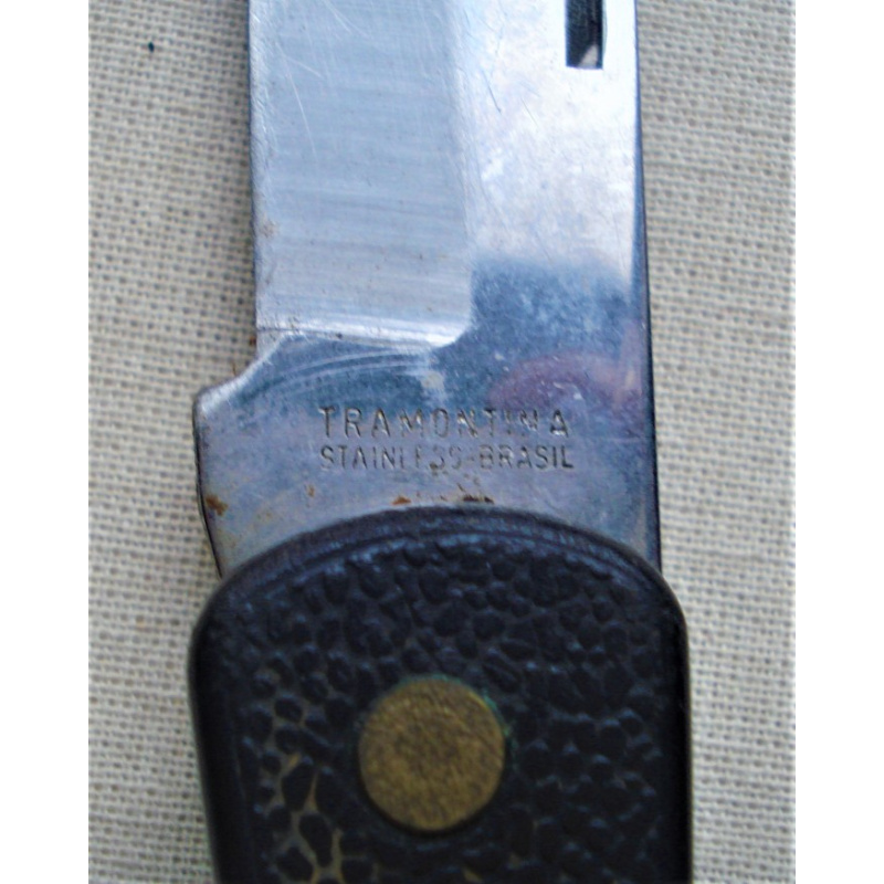 NAVAJA AMAZONA TRAMONTINA ACERO BRASIL 21 CM HOJA 9 CM