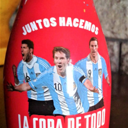 BOTELLA DE COCA COLA ALUMINIO COPA DEL MUNDO BRASIL