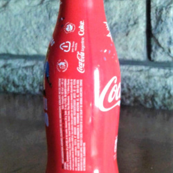 BOTELLA DE COCA COLA ALUMINIO COPA DEL MUNDO BRASIL