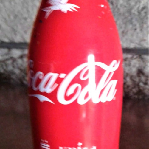 BOTELLA DE COCA COLA ALUMINIO COPA DEL MUNDO BRASIL